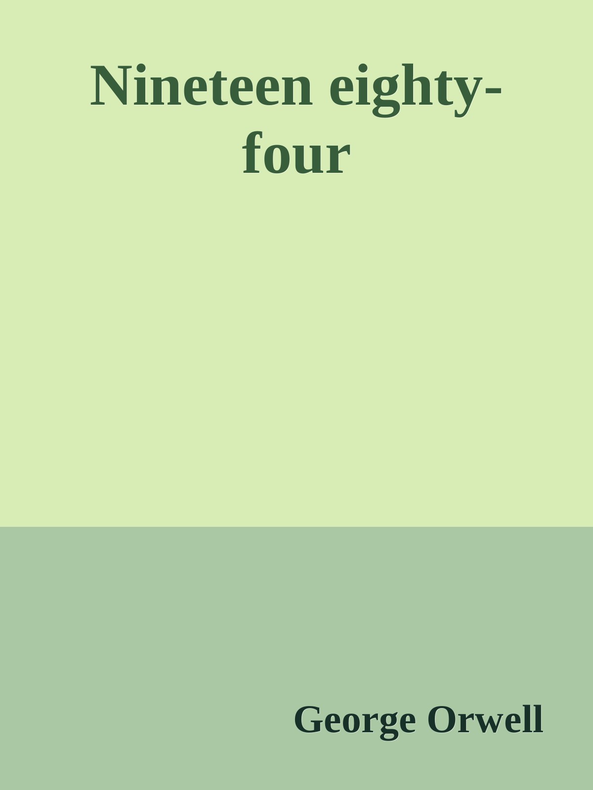 Nineteen eighty-four